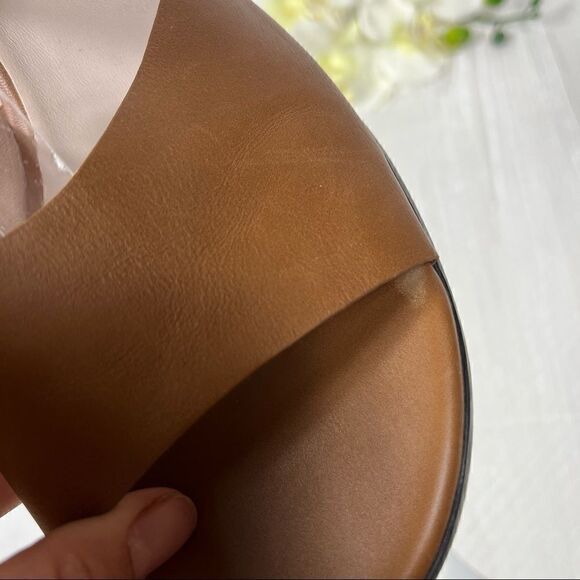 Ecco Womens sandals size 10 Block heel Leather - Picture 6 of 9